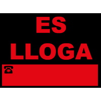 Cartelería comercial 963-CAT Cartel comercial: ES LLOGA