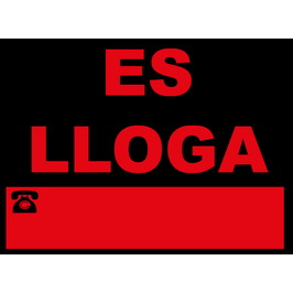 Cartelería comercial 963-CAT Cartel comercial: ES LLOGA