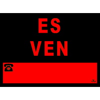 Cartelería comercial 962-CAT Cartel comercial: ES VEN