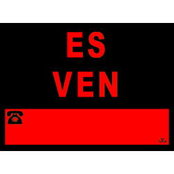 Cartelería comercial 962-CAT Cartel comercial: ES VEN