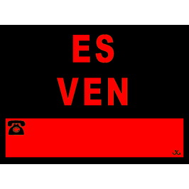 Cartelería comercial 962-CAT Cartel comercial: ES VEN