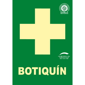 Botiquín - A4(210x297) Clase A Evacuación