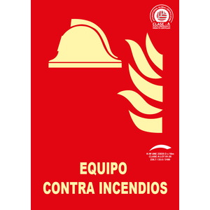Equipos contra incendios - A4(297x210) Clase A Extinción