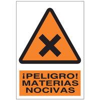 Adhesivos en diversos tamaños  Adhesivos. Señales de advertencia de peligro con rótulo. 125X170cm