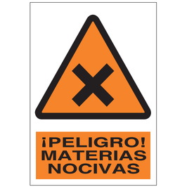 Adhesivos en diversos tamaños  Adhesivos. Señales de advertencia de peligro con rótulo. 125X170cm