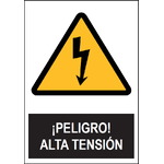 SA1025 Peligro alta tensión
