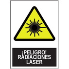 SA1028 Peligro radiaciones laser