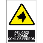 SA1036 Peligro Cuidado con los perros