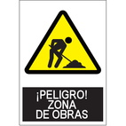 SA1042 Peligro zona de obras