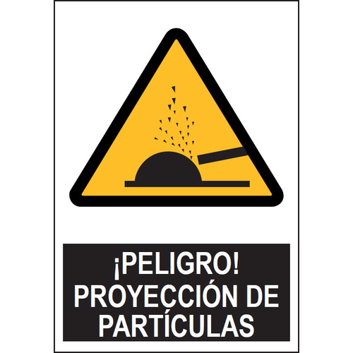 Señales de advertencia de peligro o señales preventivas. Disponibles en poliestireno blanco de 1mm, vinilo adhesivo y aluminio blanco de 0,8mm. Medidas: 210x290mm, 300x400mm, 400x600mm.