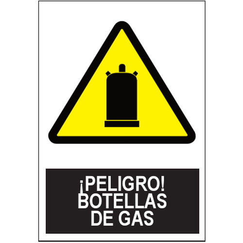 Señales de advertencia de peligro o señales preventivas. Disponibles en poliestireno blanco de 1mm, vinilo adhesivo y aluminio blanco de 0,8mm. Medidas: 210x290mm, 300x400mm, 400x600mm.