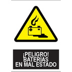 SA1061 Peligro baterias en mal estado