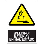 SA1061 Peligro baterias en mal estado