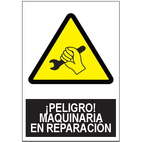 SA1062 Peligro maquinaria en reparación