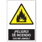 SA1064 Peligro de incendio, gas inflamable