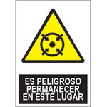 SA1070 Es peligroso permanecer en este lugar