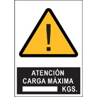 SA1071 Peligro carga máxima