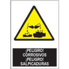 SA1073 Peligro corrosivos Peligro Salpicaduras