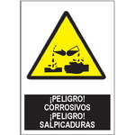 SA1073 Peligro corrosivos Peligro Salpicaduras