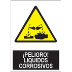 SA1074 Peligro líquidos corrosivos