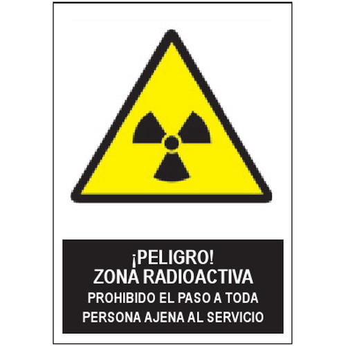 Señales de advertencia de peligro o señales preventivas. Disponibles en poliestireno blanco de 1mm, vinilo adhesivo y aluminio blanco de 0,8mm. Medidas: 210x290mm, 300x400mm, 400x600mm.