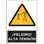 SA1081 Peligro alta tensión