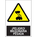 SA1082 Peligro maquinaria pesada