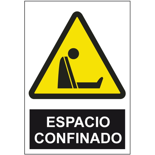 Señales de advertencia de peligro o señales preventivas. Disponibles en poliestireno blanco de 1mm, vinilo adhesivo y aluminio blanco de 0,8mm. Medidas: 210x290mm, 300x400mm, 400x600mm.