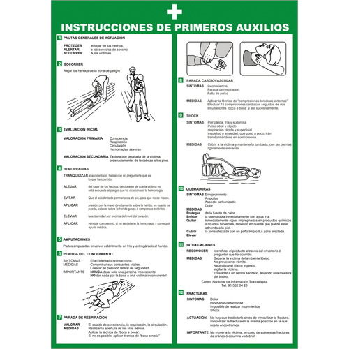  Carteles señalización de primeros auxilios