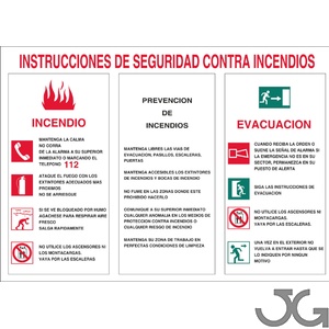 PA08 Instrucciones de seguridad contra incendios