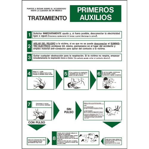  Carteles señalización de primeros auxilios
