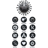 Señalización de seguridad para prevención de contagios