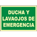 EV108 Ducha y lavaojos de emergencia