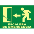 EV036 Escalera de emergencia Ruta de evacuación