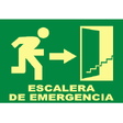 EV037 Escalera de emergencia Ruta de evacuación