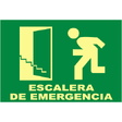 EV076 Escalera de emergencia Ruta de evacuación