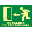 EV078 Escalera de emergencia Ruta de evacuación