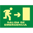 EV085 Salida de emergencia Ruta de evacuación