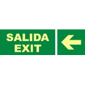 EV120 Salida Exit con flecha izquierda
Se suministran en dos unidades de 297x148mm + 148x148mm