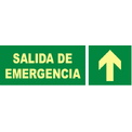 EV124 Salida de emergencia con flecha hacia arriba.
Se suministran en dos unidades de 297x148mm + 148x148mm