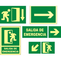 Señales de evacuación, salvamento y socorro