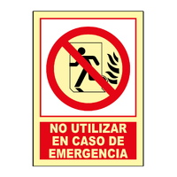 No utilizar en caso de Emergencia