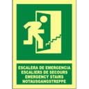 EV060 Escalera de emergencia 4 idiomas