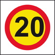 SLG-04 SEÑAL OBRAS LIMITE 20km/h