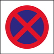 SLG-09 SEÑAL PROHIBIDO PARAR O ESTACIONAR