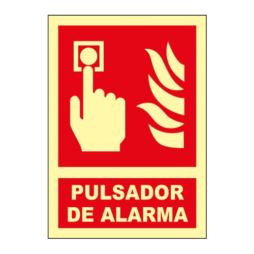 Señales fotoluminiscentes de indicación de elementos contra incendio o emergencia. Norma U.N.E. 23-035-4.