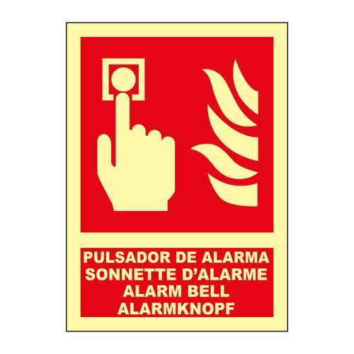 Señales fotoluminiscentes de indicación de elementos contra incendio o emergencia. Norma U.N.E. 23-035-4.