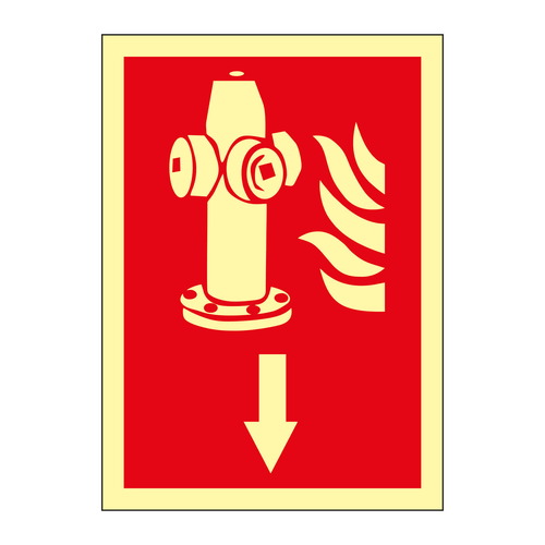 Señales fotoluminiscentes de indicación de elementos contra incendio o emergencia. Norma U.N.E. 23-035-4.