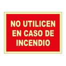 No utilizar en caso de emergencia