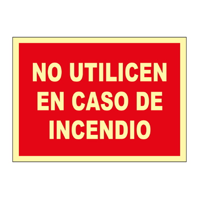 Señales de incendios Señales fotoluminiscentes de indicación de elementos contra incendio o emergencia. Norma U.N.E. 23-035-4.